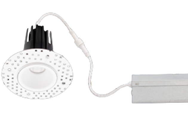 Lighting Spot 26 LS-2-TL-5CCT-2-MD-R 2 Inch Round Trimless Selectable 5CCT Module Changeable Mini LED Downlight