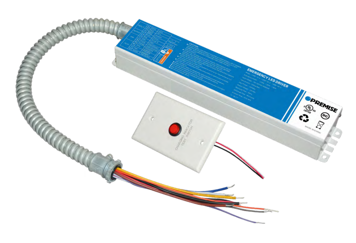 Eiko BE-25-3 Emergency Battery - External - 25W - 100-347V - Dimmable - Dry Location - UL Listed