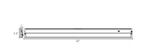 Core Lighting ULS42-WH-UNV 120-277V 42 Inches Switchable CCT Undercabinet LED Fixture - 18W - White - UNV