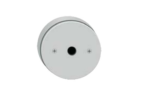 Core Lighting MB-400-BK Round Surface Canopy With Mounting onto 4/0 or 3/0 boxes, Height 1 1/4", Diameter 4 3/4", Black Finish