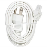 Task Lighting L-BL-PC-05-W 5 ft 120V Bar Light Plug Cable, White