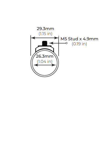 Core Lighting SLQ25-SCS-S Mounting Option - Suspension Cable Support For Flexible 360º Round Neon Series - Silver Finish