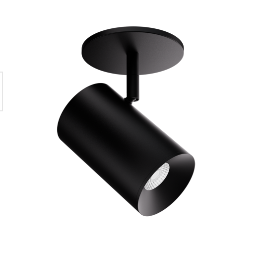 Elco Lighting E36MB-0730-T 3" Koto Sylo™ LED Monopoint, 10.5W, 750 Lumens, 3000K, 95+ CRI, 10° Beam Angle, Triac / ELV Dimmable, Damp Rated, Black Finish