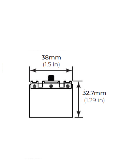 Core Lighting SLQ25-SCS-S Mounting Option - Suspension Cable Support For Flexible 360º Round Neon Series - Silver Finish