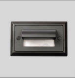 Core Lighting ST300-HV-WH Horizontal Visor Face Plate For 2.0W Indoor / Outdoor Step Light - White Finish