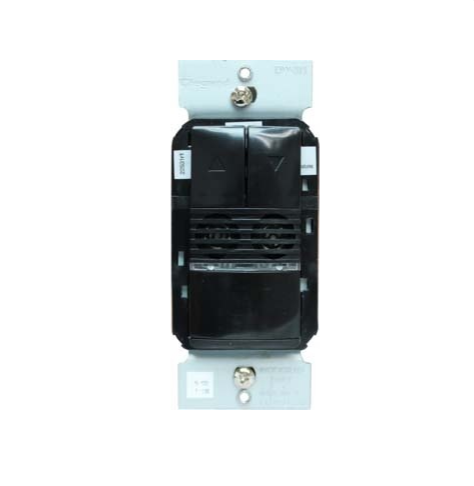 Wattstopper DW-311-B 0-10V Dual Tech. Wall Switch Occupancy Sensor 120/277V Black