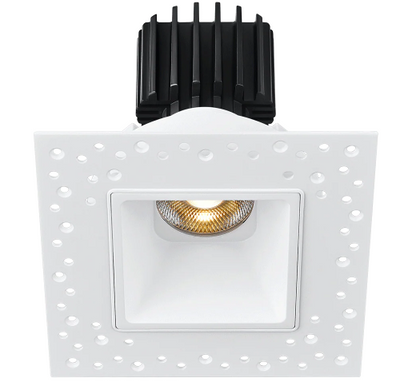 Lotus LED Lights L3F-SDI-WH-RC36-4C90 Tangra 3″ Surface/Trim Downlight – 36° Beam – 4CCT+DTW (3500K to 2700K) – White Trim – Clear Glass Reflector – CRI 90