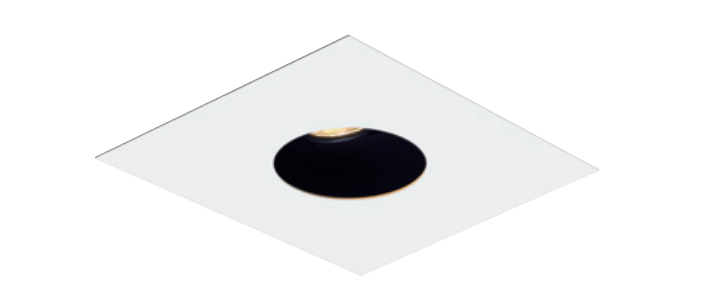 Visual Comfort Architectural EMT11RFF-W Element EMT 1x1 Multiples Spot Round Flanged Trim - White Finish