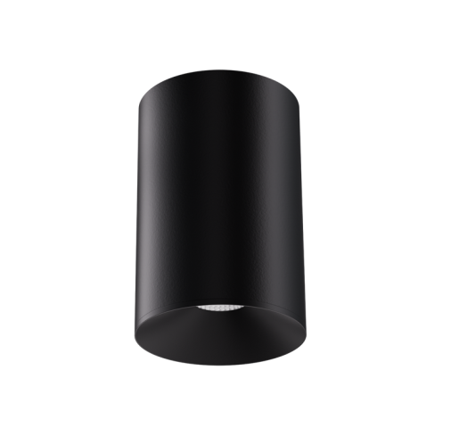 Elco Lighting E42FB-1330 4″ Koto Sylo™ Surface Mount LED – 12.5W, 1350 Lumens, 3000K Warm White, Triac/ELV Dimmable, 38° Beam, CRI 95, 120V, cUL Damp Rated, All-Black