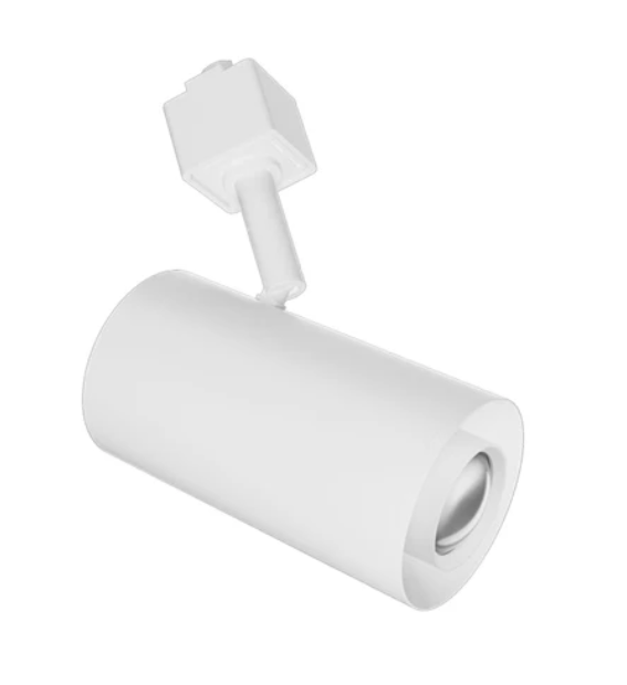 Elco Lighting E36TW-0930-FC-12 3″ Koto Sylo™ Focus Module Track Head, Color Temperature 3000K, Lumens 950 lm, 18º-50º Beam Angle, 12″ Stem, All White