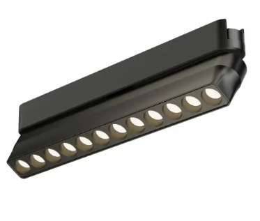 ET2 Contemporary Lighting ETL23216-BK 9" Continuum Track Book, Optic Lens, Color Temperature 3000K, Voltage 120-277V, Black Finish