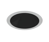 Eurofase OSC4RT02RF011030WCL 4-in 10W Oscar Round Recessed Fixed LED With Trim - 3000K - 120V-277V - (W) Wide 38° - (CL) Clear - White/Black