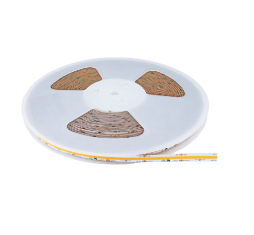 Elco Lighting E44CB2430100 4.5W/ft Indoor COB LED Tape Light – 365 Lumens, 3000K , 24V, CRI 93+