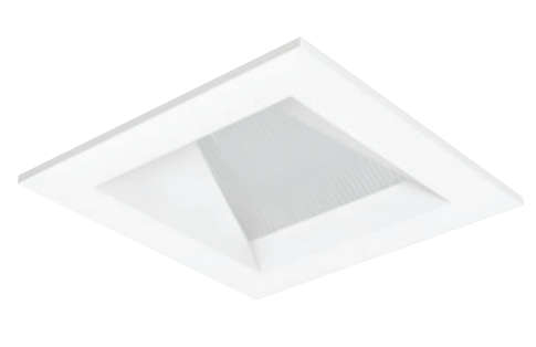 Visual Comfort Architectural EN3SFW-OB Entra 3" Square Trim – No Lens – Wall Wash Style – Flanged - 0.5"- 0.75" Ceiling Thickness - Black Finish
