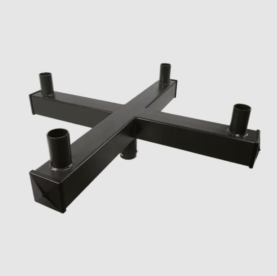Eiko PA-4XBH-BK 4-Way Pole Adapter (2-3/8") Matte Black