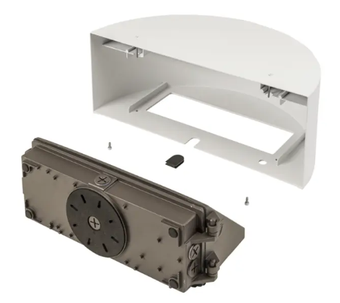 Keystone KT-WPLED-M5-HM-1-KIT-W Shell for Full Cut Off Wall Packs, Half Moon, White