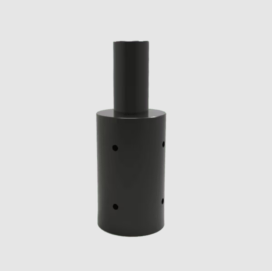 Eiko PA-5RT-BK Tenon Adapter for 5" Round Poles (Matte Black)