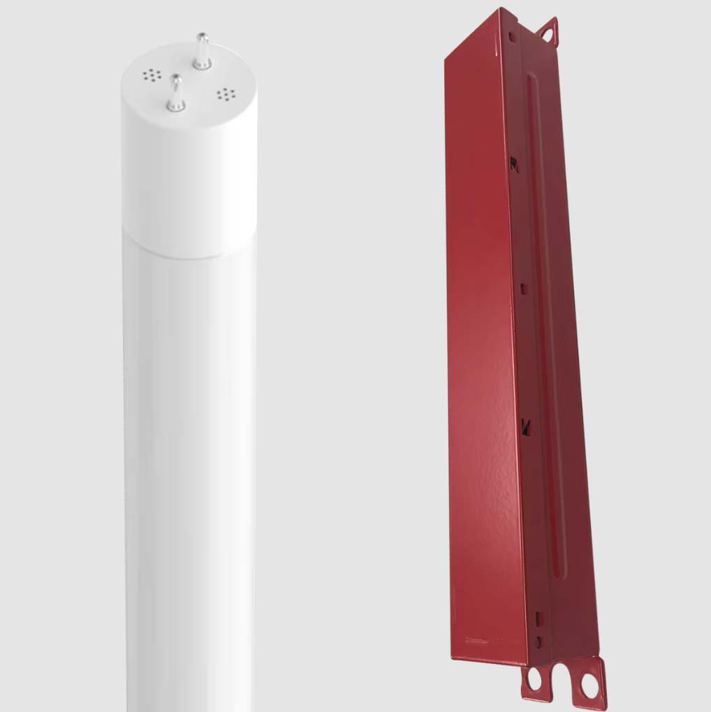 Eiko LED10.5WT8/48/840-DBL-G8D-EM T8 G13 Base LED Tube 10.5W 4000K 1700 Lumens