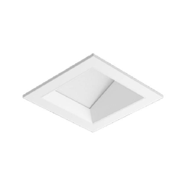 Visual Comfort Architectural ENCL2SLW-927B – Entra CL 2" Square Flangeless Wall Wash LED Downlight, 2700K, Black Reflector