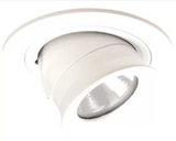 Elco Lighting EL2697W 3-Inch Low Voltage Diecast Adjustable Pull Down - EL2697, White Finish