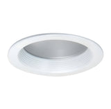 Elco Lighting EL5222W 5" Baffle Trim With Regressed Frosted Lens - White