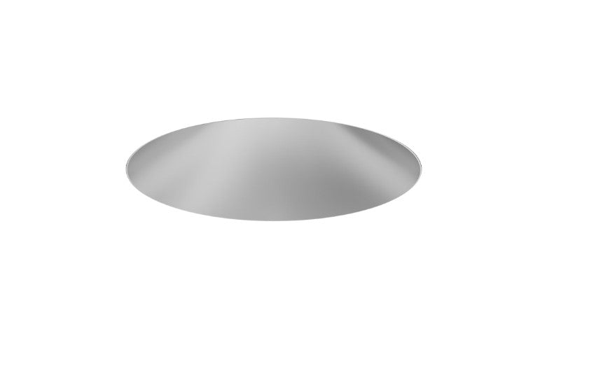 Visual Comfort Architectural ENCL3RRL-L12WD31DI-S Modern Entra CL 3" Round Fixed Downlight Flangeless IC Airtight Trim / Remodel Housing - CCT: 3000K-1800K - 12W - Reflector Finish: Satin Nickel