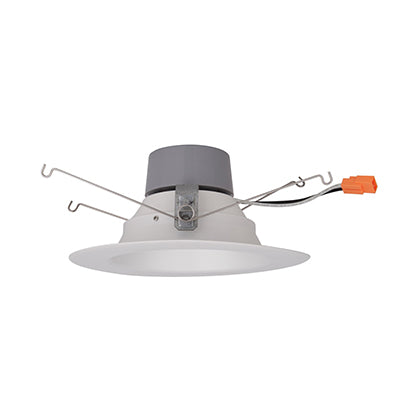 6" LED 18W Dedicated CCT Round Smooth LED Recessed Retrofit Downlight, 18W, CCT 2700K