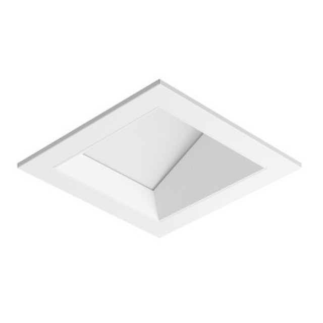 Visual Comfort Architectural ENCL2SFW-935W-B – Entra CL 2" Square Flanged LED Downlight, Wall Wash, 3500K, White Reflector with Black Flange