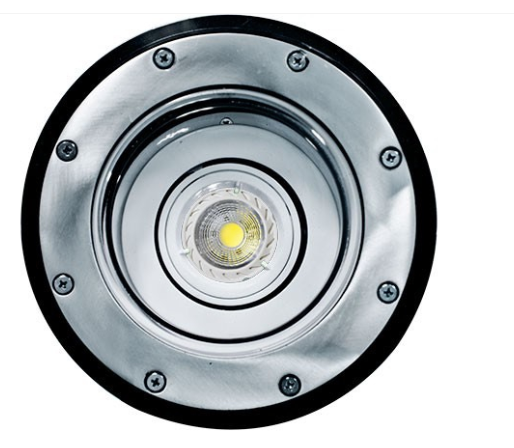 Dabmar Lighting LV306-L3-27K-SS304 Cast Aluminum In-Ground Well Light 2-Pin LED, Voltage 12V, Wattage 3W, Color Temperature 2700k, Stainless Steel 304 Finish