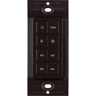 Task Lighting T-C-RGBWC-RF-BR Multi-Color RGB Radio Frequency Wireless 1 Zone LED Controller, Brown