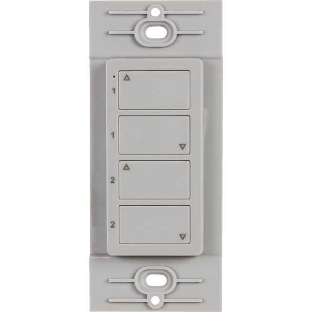 Task Lighting T-Q-2Z-WC-RF-GR Wireless 2 Zone Duo Controller, Grey Finish
