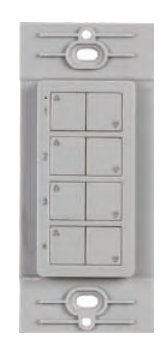 Task Lighting T-Q-4Z-WC-RF-GR Four Zone Wireless Controller - Grey Finish