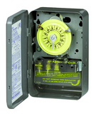 Intermatic T105 24-Hour Mechanical Time Switch, 120 VAC, 60Hz, 1 NO/1 NC, SPDT, Indoor Metal Enclosure, 1 Hour Interval