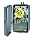 Intermatic T173CR 24-Hour Mechanical Time Switch with Skip-a-Day, 120 VAC, 60Hz, DPST, Outdoor Metal Enclosure, 1 Hour Interval