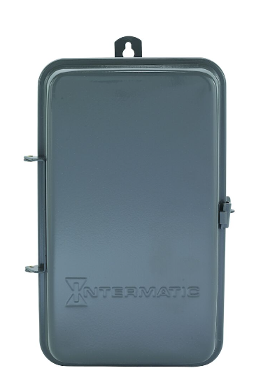 Intermatic T1871BR 24-Hour Mechanical Time Switch with Skip-a-Day, 120 VAC, 60Hz, 2 NO/2 NC, Outdoor Metal Enclosure, 1 Hour Interval