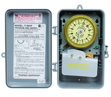 Intermatic T1905P 24-Hour Mechanical Time Switch, 125 VAC, 60Hz, SPDT, Indoor/Outdoor Plastic Enclosure, 15 Minute Interval