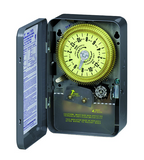 Intermatic T1975E 24-Hour Mechanical Time Switch with Skip-a-Day, 480 VAC, 60Hz, SPDT, Indoor Metal Enclosure, 15 Minute Interval