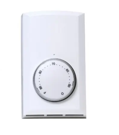 Cadet T521-W Single Pole Wall Mount Thermostat, Non-Programmable, 22 Amp, White