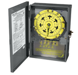 Intermatic T7401BR 4PST, 125-Volt, 7-Day Mechanical Time Switch W/Nema 3 Steel Outdoor Cover