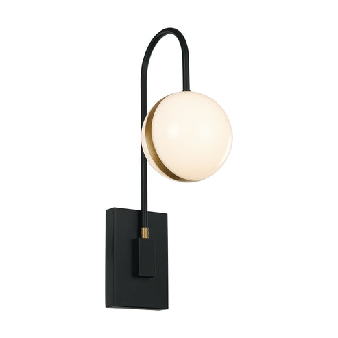 Alora Lighting WV302001MBBG-UNV Tagliato 6-in Wall/Vanity Light - Finish: Matte Black/Brush Gold