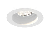 Eurofase TGO1RT02RG1035FFR 10W Round Tango LED With Trim - Recessed Gimbal - 3500K - 120V/2777 - (F) Wide Flood 50° - (FR) Frosted - White