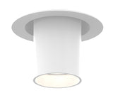 Eurofase TGO1RT02PD1535 15W Tango LED With Trim - Pull Down - 3500K - 120V/2777 - (W) Wide 38° - (CL) Clear - White