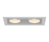 Eurofase TGO2T01PDPD1535 15W Tango LED Without Trim - Pull Down - 2 Lights - 3500K - 120V/2777 - (N) Narrow 15° - (CL) Clear - Black