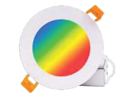 Westgate TC-RSL6-RGBWW 6 Inches Ultra Slim Canless Recessed Lights - Round, 120V, 12W, 840lm