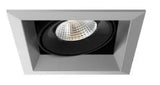 Eurofase Lighting TE131LED-35-2-0N 26W Recessed Light w/ Trim, 1-Light, 20°, 120V, 3500K, Platinum/Black Finish