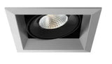 Eurofase Lighting TE131LED-35-4-0N 26W Recessed Light w/ Trim, 1-Light, 40°, 120V, 3500K, Platinum/Black Finish