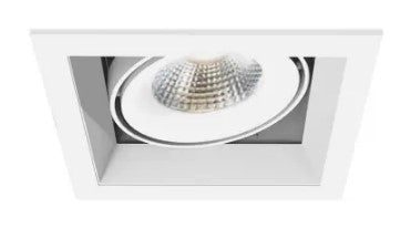 Eurofase Lighting TE131LED-35-4-22 7-in 26W LED Recessed Downlight, Wide, Dim, 120V, 2500 lm, 3500K, White Finish