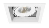 Eurofase Lighting TE131LED-35-4-22 7-in 26W LED Recessed Downlight, Wide, Dim, 120V, 2500 lm, 3500K, White Finish