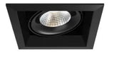 Eurofase Lighting TE131LED-40-2-01 7-in 26W LED Recessed Downlight, Flood, Dim, 120V, 2500 lm, 4000K, Black Finish