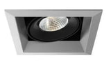 Eurofase Lighting TE131LED-40-4-0N 26W Recessed Light w/ Trim, 1-Light, 40°, 120V, 4000K, Platinum/Black Finish